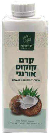 קרם קוקוס אורגני 250 מל