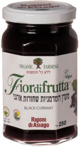 מעדן דומדמניות שחורות אורגני Fior di frutta
