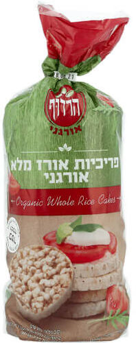 פריכיות אורז מלא אורגני הרדוף