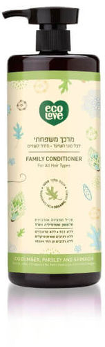 מרכך ירוק לכל סוגי השיער 1 ליטר ecoLove