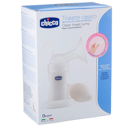 משאבת חלב ידנית Chicco Classic Breastpump 