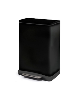 פח אשפה מרובע 50 ליטר E-CUBE שחור מט מבית EKO