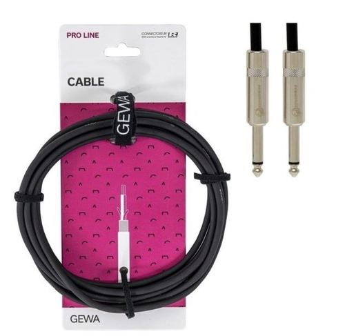 כבל PL 63 מקצועי 3 מטר INSTRUMENT CABLE PRO מבית GEWA ?(Germany)