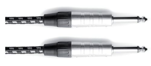כבל PL 63 מקצועי 6 מטר TWEED בצבע שחור לבן INSTRUMENT CABLE PRO מבית GEWA (Germany)