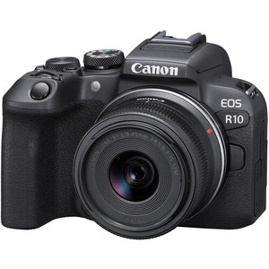 מצלמת מירורלס ועדשה Canon EOS R10 Kit +18-45