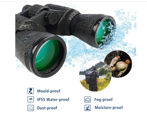 משקפת שדה למרחקים עדשה גדולה  High Power 20x50