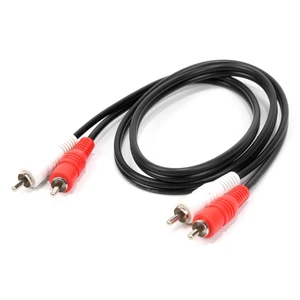 כבל אודיו 2xRCA זכר-זכר אורך 1.5 מטר