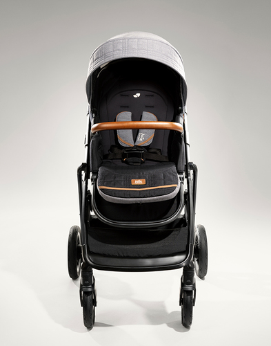 עגלת תינוק aeria עם אפשרות מצבי גובה בגימור סיגנצ'ור יוקרתי - Carbon אפור כהה