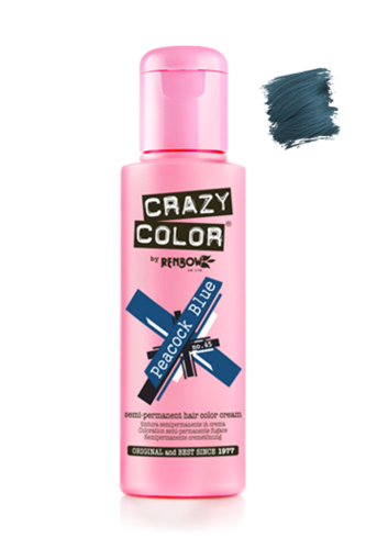 קרייזי קולור מספר 45 Peacock Blue