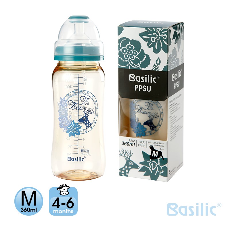 Basilic PPSU האכלת בקבוק -360 מ"ל