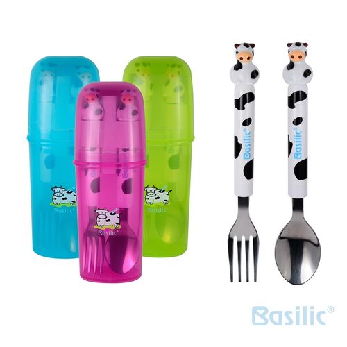 סט כפית Basilicומזלג