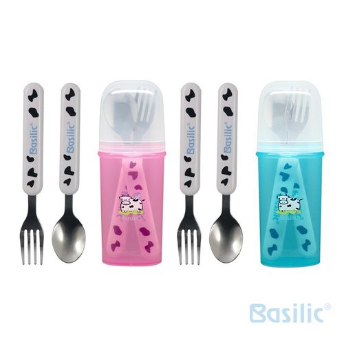 סט כפית Basilicומזלג
