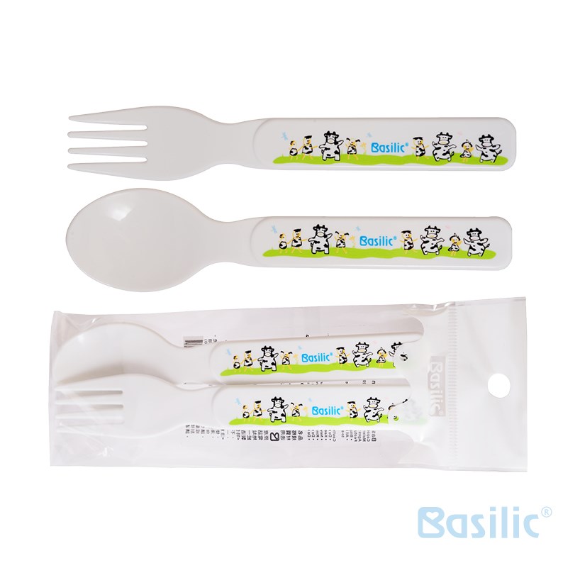 Basilic PP Spoon & Fork