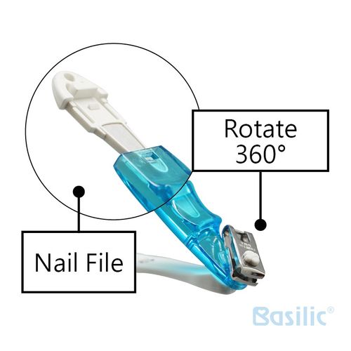 Basilic2 ב 1 קוצץ ציפורניים + מלטש