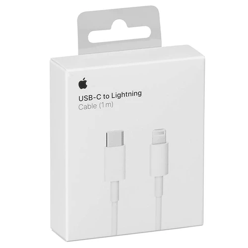 כבל טעינה וסנכרון מקורי USB-C ל-Apple Lightning אורך 1 מטר - יבואן רשמי MX0K2ZM/A