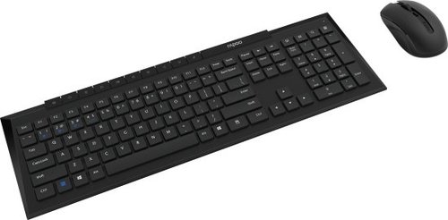 סט מקלדת ועכבר אלחוטי Rapoo 8210M 2.4GHz BT Multi-Mode