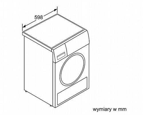 מייבש כביסה Bosch WTH850S7PL בוש