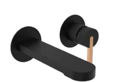BM5060 ברז קיר נסתר קומפלט,סדרת STICK FLOW | שחור מט