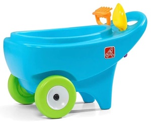 מריצת צעצועים + 2 אביזרי משחק - כחול 4006