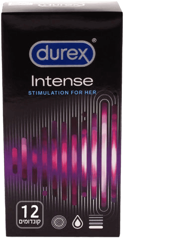 דורקס | INTENSE | קונדומים | 12 יחידות