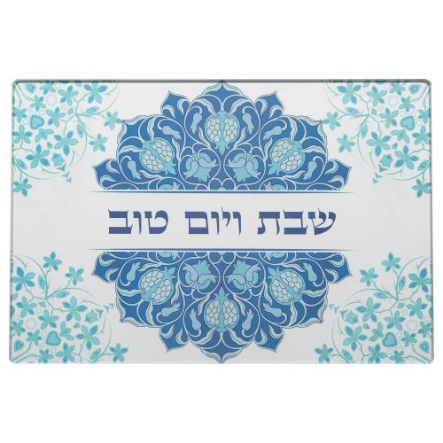 מגש חלה זכוכית עבה בלתי שבירה 25X37 ס