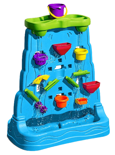 פינת פעילות מפל מים דו-צדדי עם 13 אביזרי משחק 8621