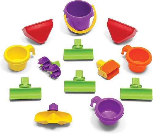 פינת פעילות מפל מים דו-צדדי עם 13 אביזרי משחק 8621