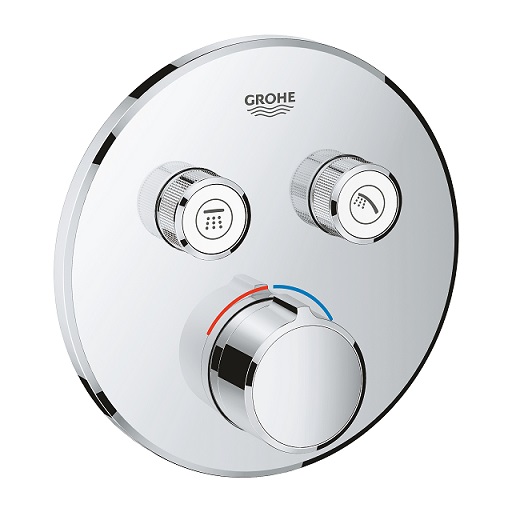 ערכה חיצונית תרמוסטטית אינטרפוץ 4 דרך SMARTCONTROL כרום - 29119000 GR