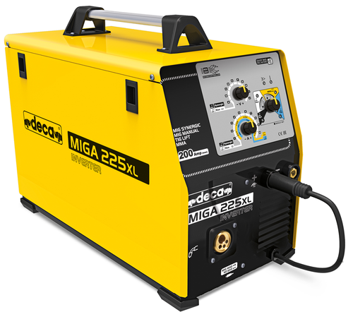 רתכת MIGA 225 XL מסדרת Synergic מתוצרת Deca