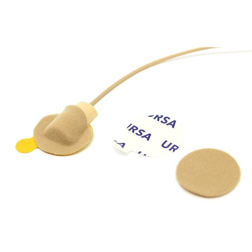URSA Strap Soft Circles מדבקות בד היפואלרגניות (לבן)
