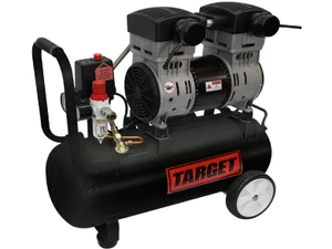 קומפרסור/מדחס שקט 2 ראשים 24 ליטר 3 כ"ס  טרגט TARGET T30345 25/3000 