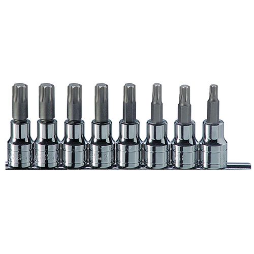 סט בוקסות 8 TORX יח'  D1/2 T20-T55