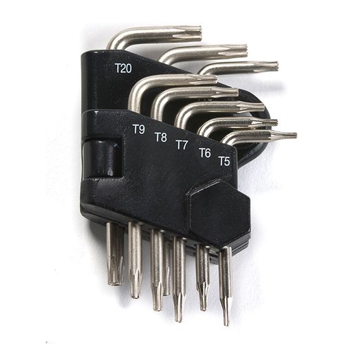 סט מפתחות TORX חור קצר 8 T5-T20 יח SIGNET