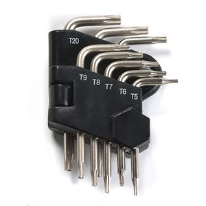 סט מפתחות TORX חור קצר 8 T5-T20 יח SIGNET