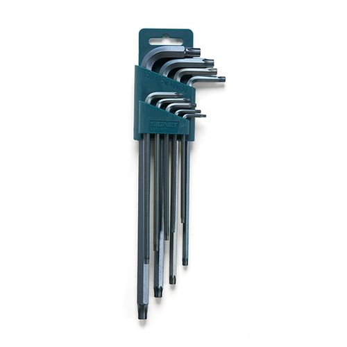סט מפתחות TROX ארוך כחול 9 יח SIGNET