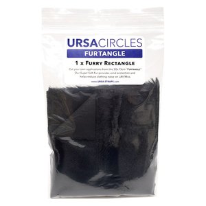 URSA Fur Tangles יריעת פרווה למיקרופוני דש (שחור)