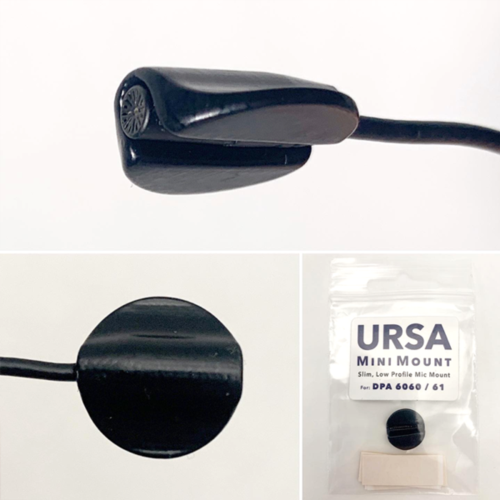 URSA Circular MiniMounts תושבת למיקרופון דש dpa 6060/061 (שחור)