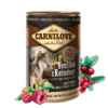 שימור קרנילאב 400גרם לכלב צבי ואייל Carnilove