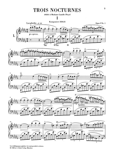 ספר תווים CHOPIN NOCTURNES