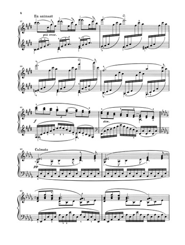 ספר תווים Clair de lune