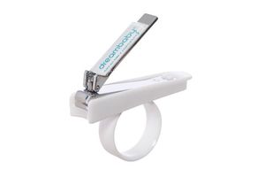 קוצץ ציפורניים לתינוק עם טבעת אחיזה 