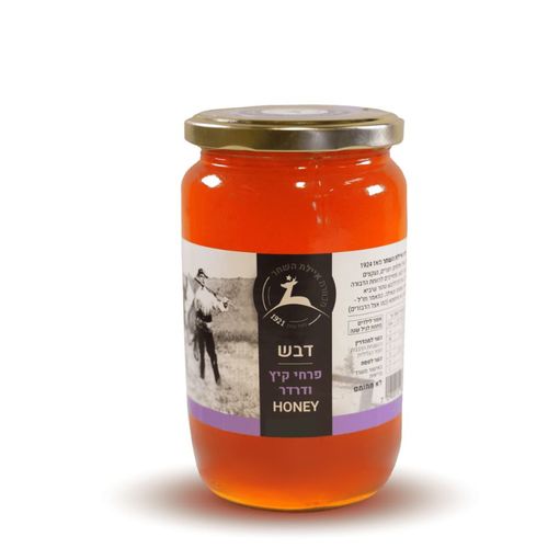 דבש פרחי קיץ ודרדר מכוורת איילת השחר 500 גרם