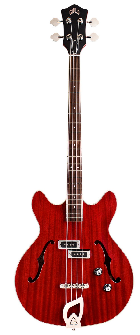 גיטרה בס רבע נפח Guild Starfire I Bass Cherry Red