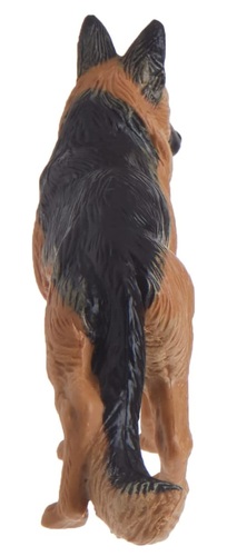 דמות מיניאטורה מגומי דחוס למשחקי דמיון - כלב רועה גרמני