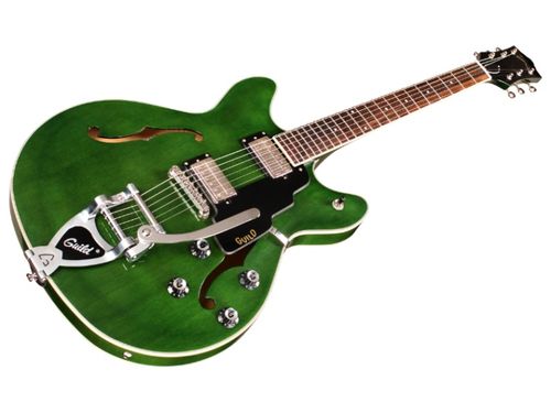 זוית נוספת Guild STARFIRE I Double Cut EMERALD GREEN