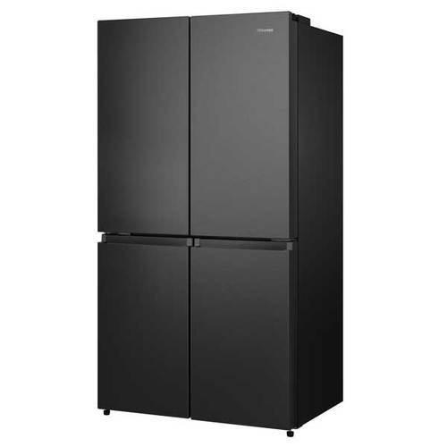 מקרר 4 דלתות 617 ליטר Hisense RQ72-BK נירוסטה מושחרת הייסנס