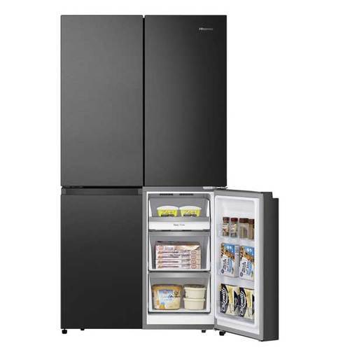 מקרר 4 דלתות 617 ליטר Hisense RQ72-BK נירוסטה מושחרת הייסנס