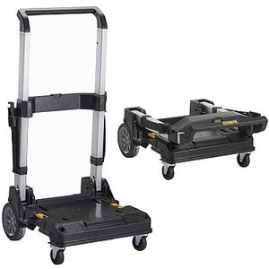 עגלה טלסקופית מתקפלת לארגז STANLEY  מתאים לכל סדרת TSTAK של דיוולט וסטנלי