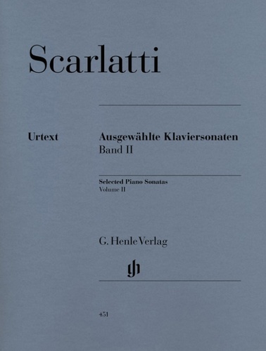 ספר תווים SCARLATTI Selected Piano Sonatas, Volume II