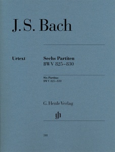 ספר תווים Six Partitas BWV 825-830 Henle